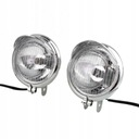 ГАЛОГЕННЫЕ ПОИСКИ С ВИЗОРОМ 2 ШТ. ХРОМ СВЕТОВОЙ ПАНЕЛИ ДЛЯ МОТОЦИКЛА