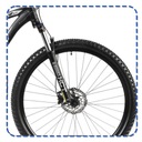 HORSKÝ BICYKEL MTB 29 ROMET> RAMBLER R9.3 SHIMANO OSVETLENIE A PÄTKA ZDARMA "Veľkosť kolesa ("")" 29