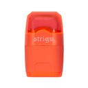 ДВОЙНАЯ ТОЧИЛКА С ЛАСТИКОМ STRIGO - КОРАЛЛ