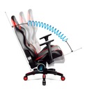 Вращающееся игровое кресло Diablo X-Horn 2.0 Normal Size, черно-красное
