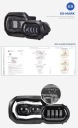 ФАРА ФАРА ПОВНИЙ LED (СВІТЛОДІОД) BMW F650 GS F700 GS F800GS F800 R НОВА УПРАВЛІННЯ  (17012747513) фото min 6