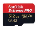 Адаптер SanDisk Micro SD Card Extreme PRO емкостью 512 ГБ