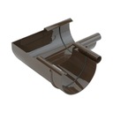 GAMRAT ПВХ ВНУТРЕННИЙ УГОЛ ЖЕЛОБА 125 КОРИЧНЕВЫЙ 8019