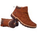 КОРИЧНЕВЫЕ СПОРТИВНЫЕ ЗИМНИЕ МУЖСКИЕ КОРИЧНЕВЫЕ БОТИНКИ