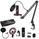 НАБОР USB-МИКРОФОНА ПОДСТАВКА КОНДЕНСАТОРНЫЙ МИКРОФОН ИГРОВОЙ СТУДИИ
