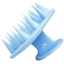 МАССАЖНАЯ ЩЕТКА ДЛЯ МЫТЬЯ ВОЛОС ГОЛОВЫ, СИНАЯ