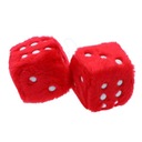 Happy Dice на зеркале - красный