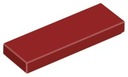 LEGO Dark Red Tile 1 x 3 63864 4szt