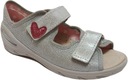 Papuče detské sandále BEFADO 065x179 sivá ružová srdiečko r.27 Kód výrobcu 065x179