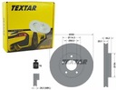 TEXTAR DISCOS DE FRENADO PARTE DELANTERA 92109403 