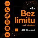 Уникальная SIM-карта ORANGE STARTER 49 злотых – 2 месяца БЕЗЛИМИТ + Интернет