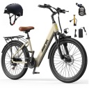 Aairsk SU7 24″ Електричний велосипед City 250W 36V13AH 60km 25km/h NFC LED шолом