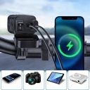 ЗАРЯДНОЕ АВТОМОБИЛЬНАЯ DO МОТОЦИКЛА Z USB QC3.0 I USB-C БЫСТРАЯ ЗАРЯДКА  фото 11