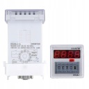 DH48J-A COMPTEUR LED NUMÉRIQUE RELAIS CZASOWE 1-9999 11PINphoto 15
