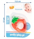 Vzdelávacie senzorické loptičky pre bábätká 6 ks hryzátko jahoda Výška produktu 18 cm