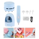 настольный мини-пылесос, ручной, механический, синий