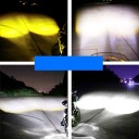 ГАЛОГЕНИ МОТОЦИКЛЕТНЫЕ СВЕТОДИОДНЫЕ 40W 4000LM 2 ПОЛОЖЕНИЙ ФАРЫ LIGHBAR MK-SK19  фото 14