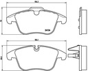 ZAPATAS DE FRENADO PARTE DELANTERA P36022 BREMBO 