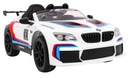 BMW M6 GT3 AUTO NA AKUMULATOR pilot EVA LED Wiek dziecka 3 lata +