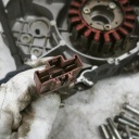 PEUGEOT SATELIS 125 GEOPOLIS - СТАТОР КОРПУС ГЕНЕРАТОР  фото 8
