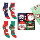 ДЕТСКИЕ РОЖДЕСТВЕНСКИЕ НОСКИ В ПОДАРОК, 4 ПАРЫ