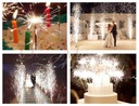 ZIMNE OGNIE 70c długie wesele ślub dekoracja ślubna tort fontanna dekoracja