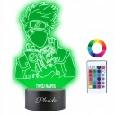 NARUTO Kakashi ANIME 3D светодиодный именной ночник