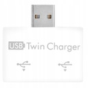 KONCENTRATOR USB2.0 MĘSKI NA 2PORTOWY USB PODWÓJ Stan opakowania oryginalne