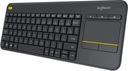 Logitech K400 Plus Keyboard, US/int Konstrukcja niski profil klawiszy