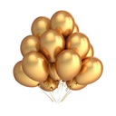 Золотые воздушные шары 100 шт. Воздушные шары на день рождения