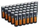 40 щелочных батарей 100% ПИКОВАЯ МОЩНОСТЬ R6 AA 1,5 В