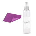 Салфетка из микрофибры и большая жидкость для чистки очков Hayne.