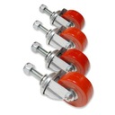 НАБОР ИЗ 4 КОЛЕС ДЛЯ ВЕЛОСИПЕДНОЙ СУМКИ SCICON