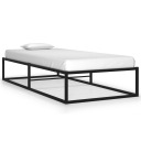 ЧЕРНЫЙ МЕТАЛЛИЧЕСКИЙ КАРКАС КРОВАТИ 90X200 СМ