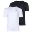 Fila tričko Brod Tee 2-Pack biela/čierna FAM0083.83072 XXL čierno-biela Materiálové zloženie 100% bawełna