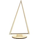 ЕЛКА НА ПОДСТАВКЕ, стильная, из фанеры, ОРНАМЕНТ, 14 см.