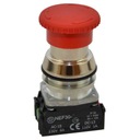 FI30 КРУГЛАЯ КНОПКА С РУЧНОЙ БЛОКИРОВКОЙ КРАСНАЯ 1НО 1НЗ 1 шт. ПРОМЕТ