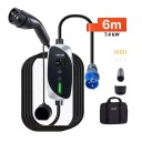 CHARGEUR EV 7.4KW TYPE 2 32A CEE MOBILE STACJA WALLBOX 6M LCDphoto 11