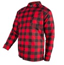 Хлопковая ФЛАНЕЛЕВАЯ РУБАШКА WORK, КРАСНАЯ, Польша L