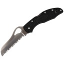 Ніж Spyderco Byrd Meadowlark 2 Rescue FRN Black, Spyder (BY19SBK2)