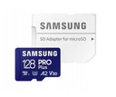 КАРТА ПАМЯТИ SAMSUNG microSDXC 128 ГБ PRO PLUS + АДАПТЕР