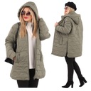 Женская осенняя стеганая одежда с переходом с капюшоном большие размеры