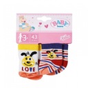BABY Born - Ponožky pre bábiku 2-balenie farebné 831755 Značka Zapf Creation