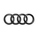 EMBLEMA INSIGNIA NEGRO AUDI TT A3 A5 TRASERO 192MM 