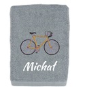 БАННОЕ ПОЛОТЕНЦЕ 140Х70СМ + ВАША ВЫШИВКА - ПОДАРОК ​​ВЕЛОСИПЕДИСТУ