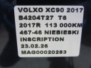 VOLVO XC90 XC 90 II GAUCHE ARRIÈRE PORTES COMPLET ARRIÈRE GAUCHE COULEUR 467-46 2016Rphoto 16