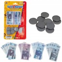 НАБОР ИГРУШЕЧНЫХ ДЕНЬГ ИЗ МОНЕТ БАНКНОТ