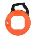 WŁÓKNO SZKLANE KASETA PILOT DO PRZECIĄGANIA KABLI STALKA WCIĄGARKA 30M