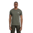 Tričko Alpha Industries Small Logo Basic 188505 142 Tmavoolivové S Farba zelená