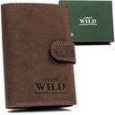 Модный мужской кошелек из нубука с защитой Always Wild card.